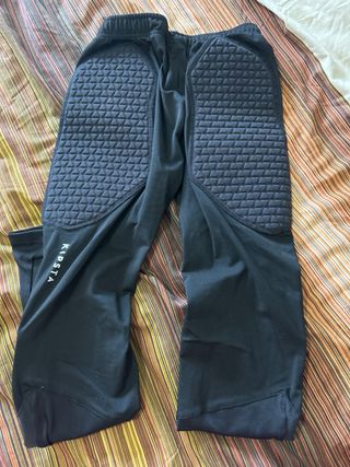 Equipación Portero Kipsta Verde y Negro, para niño