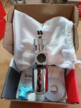 Grifo Temporizado Lavabo Mural WÜRTH Nuevo