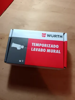 Grifo Temporizado Lavabo Mural WÜRTH Nuevo