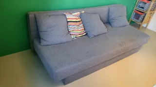 Sofá cama Asarum IKEA gris