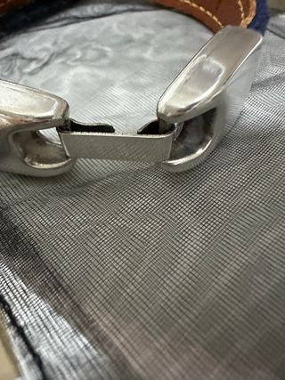 Pulsera Piel Bandera Española artesanal