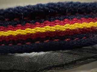 Pulsera Piel Bandera Española artesanal