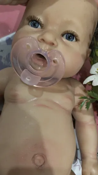 Reborn de silicona de 40 cm