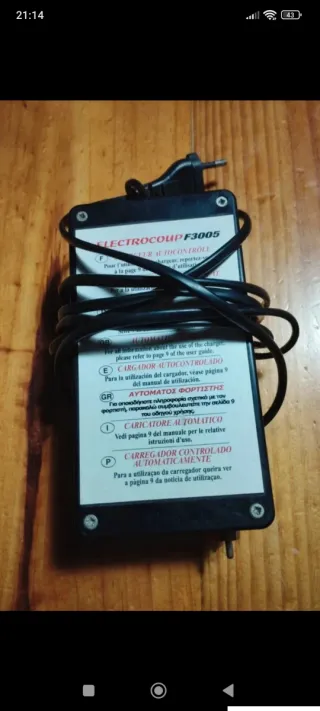 Cargador Tijera Eléctrica Electrocoup F3005