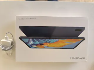 Honor Pad 8 12" con cha, cargador y funda.