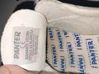 Zapatos trabajo mujer Panter blancos