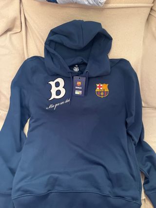 Sudadera oficial FC Barcelona Talla M con capucha