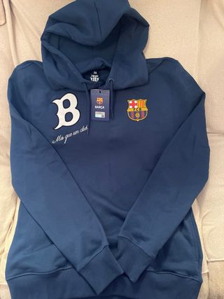 Sudadera oficial FC Barcelona Talla M con capucha