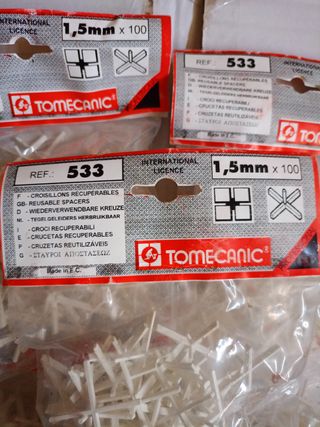 500 Separadores Azulejos Cruzetas Reutilizables 1.