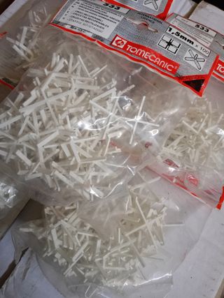 500 Separadores Azulejos Cruzetas Reutilizables 1.