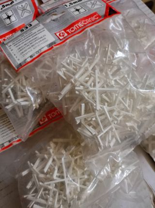 500 Separadores Azulejos Cruzetas Reutilizables 1.