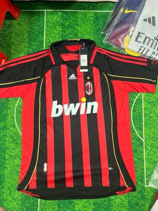 Camiseta AC Milan Retro Oficial Adidas