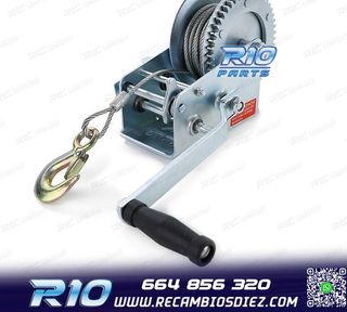 CABRESTANTE PROFESIONAL 1500KG Y 10 METROS