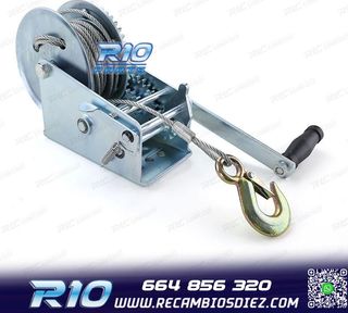 CABRESTANTE PROFESIONAL 1500KG Y 10 METROS