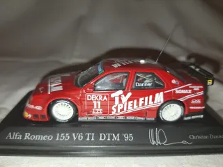 Alfa Romeo 155 V6 DTM 1995 Danner 1:43 Autografato