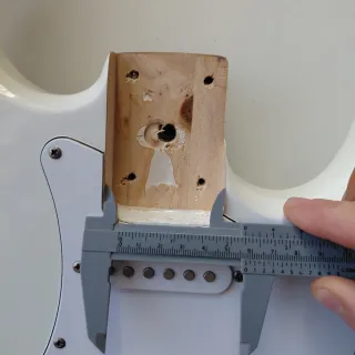 Cuerpo Stratocaster Blanco Cargado