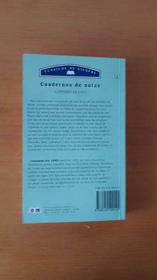 “Cuaderno de notas”, Leonardo da Vinci