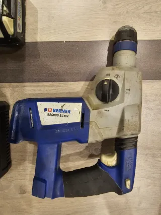 Taladro percutor Berner 18V BACRHD BL SDS Plus