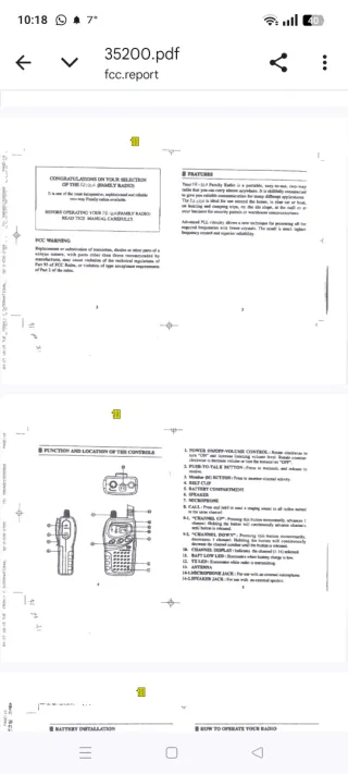 Walkie Talkie Audiovox 14 Canales FR130A