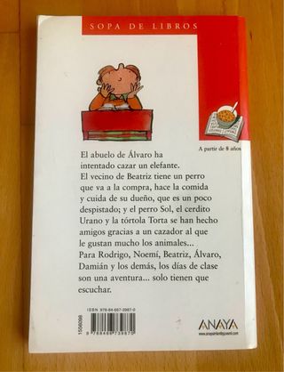 Lote 2 libros de la colección Sopa de Libros.Anaya