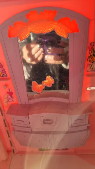 Casa Barbie rosa con accessori