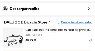 Manillar Integrado Carbono Gravel Balugoe