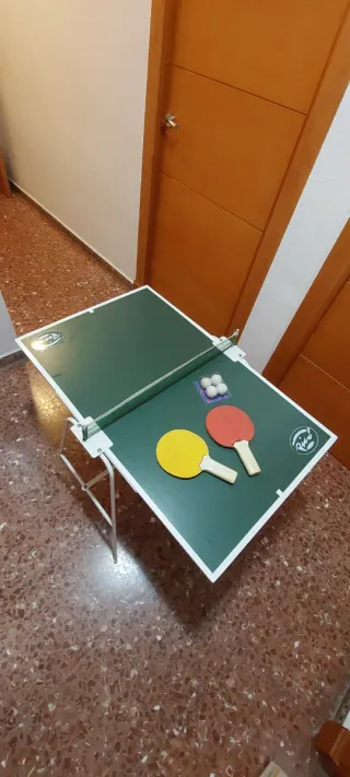 Mesa Ping Pong + Palas y Pelotas