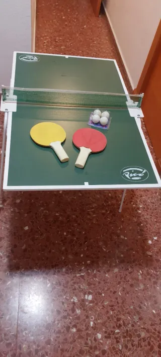 Mesa Ping Pong + Palas y Pelotas