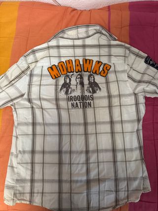 Camisa cuadros Mohawks Iroquois Nation