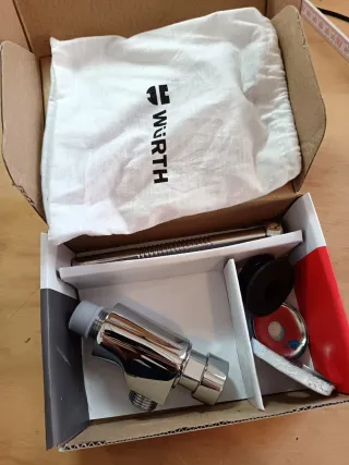 Grifo Temporizado Urinario Mural WÜRTH