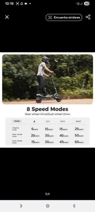 Patinete Eléctrico iScooter IX7 Pro 2000W