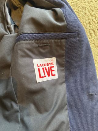 Americana Lacoste Live Azul