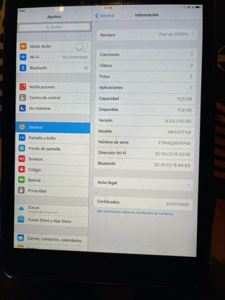 iPad Mini 2 Blu