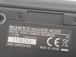 Videocámara Sony Mini DV DCR-HC37