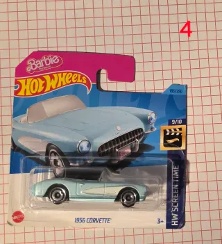 Hot Wheels 1956 Corvette Barbie Movie