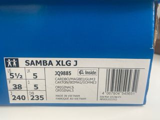 Adidas Samba XLG J Talla 38