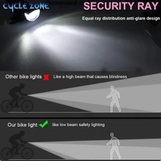 Juego de luces de bicicleta recargables por USB