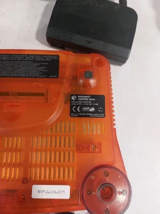 Nintendo 64 Laranja Translucida