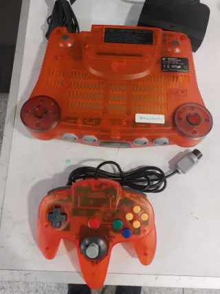 Nintendo 64 Laranja Translucida