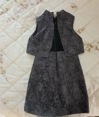 Abito Benetton grigio taglia XS