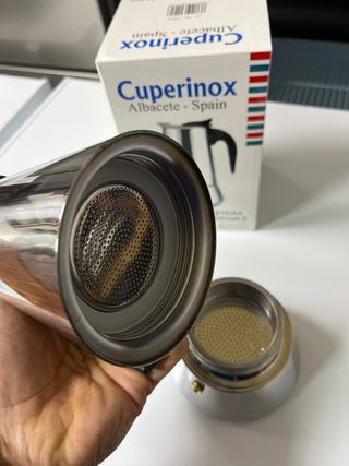 Cafetera de inducción 6 tazas Cuperinox