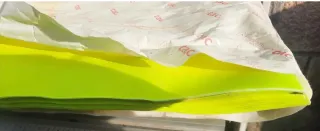 Láminas Adhesivas Amarillo Fluorescente