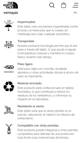 Chaqueta The North Face Evolve II Triclimate Negra