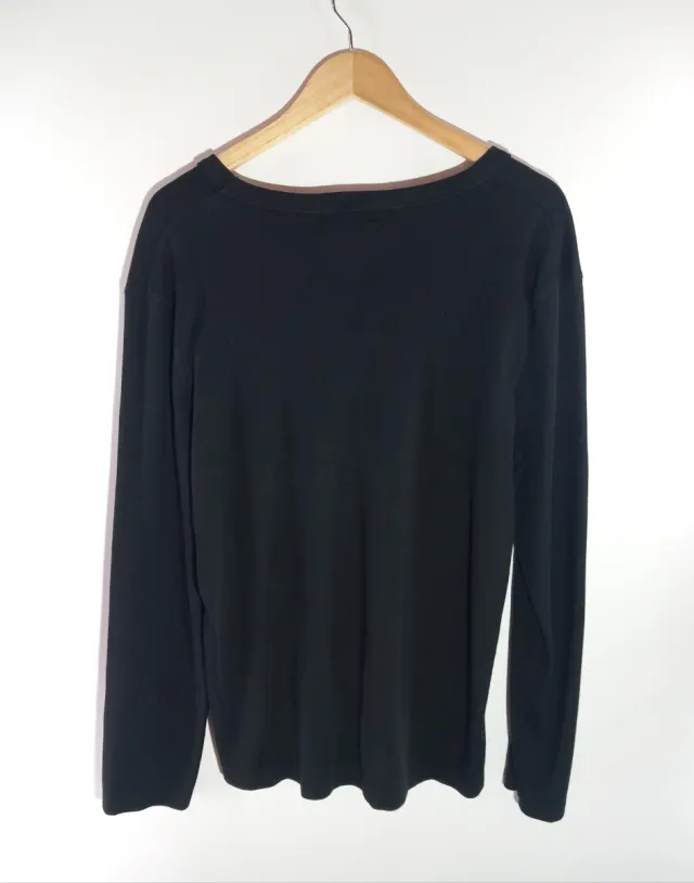 Jersey Ralph Lauren Negro Algodón/Rayón