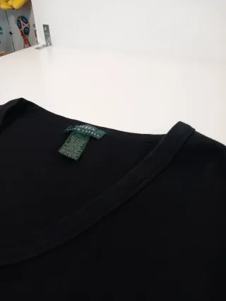 Jersey Ralph Lauren Negro Algodón/Rayón