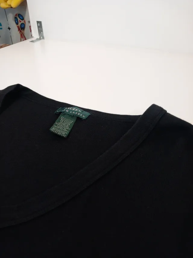 Jersey Ralph Lauren Negro Algodón/Rayón