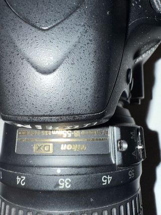Cámara Nikon Negra
