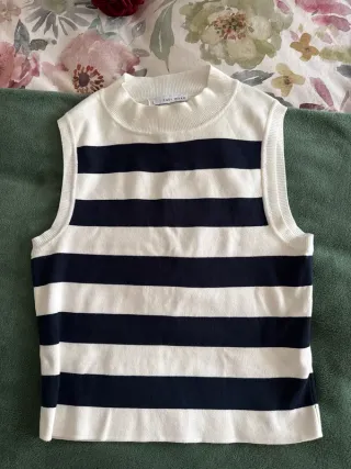 Top rayas Easy Wear azul y blanco