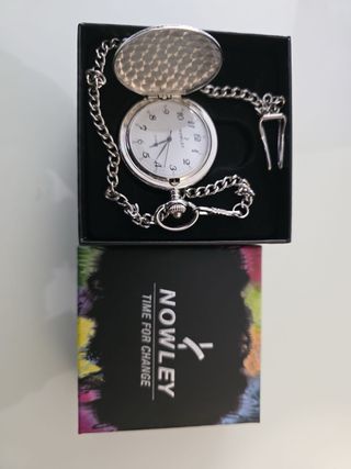 Reloj de bolsillo Nowley plateado