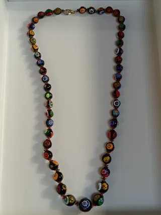 Collana Veneziana Murano Millefiori